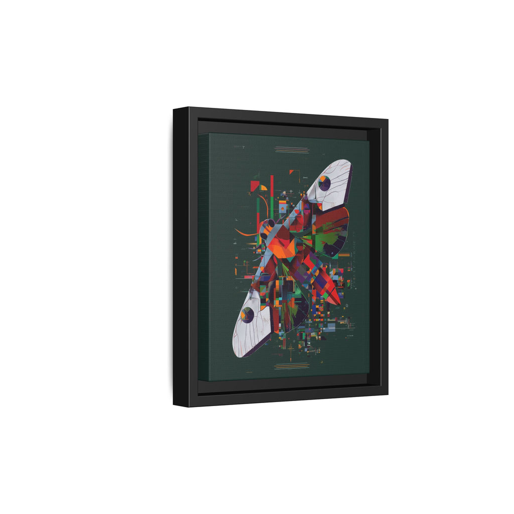 Digital Metamorphosis Framed Print: Geometric Butterfly Abstrac, Cubist Technological   |  Personalized & Custom Orders Available