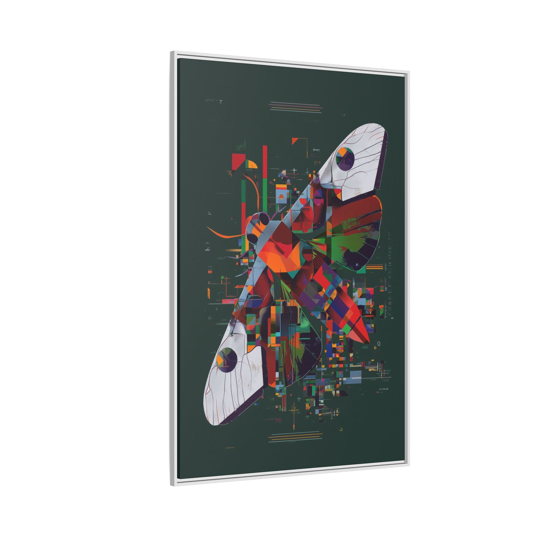 Butterfly Deconstruction: Geometric Digital Art, Pixelated Abstract Butterfly Wings   |    Custom Orders Available