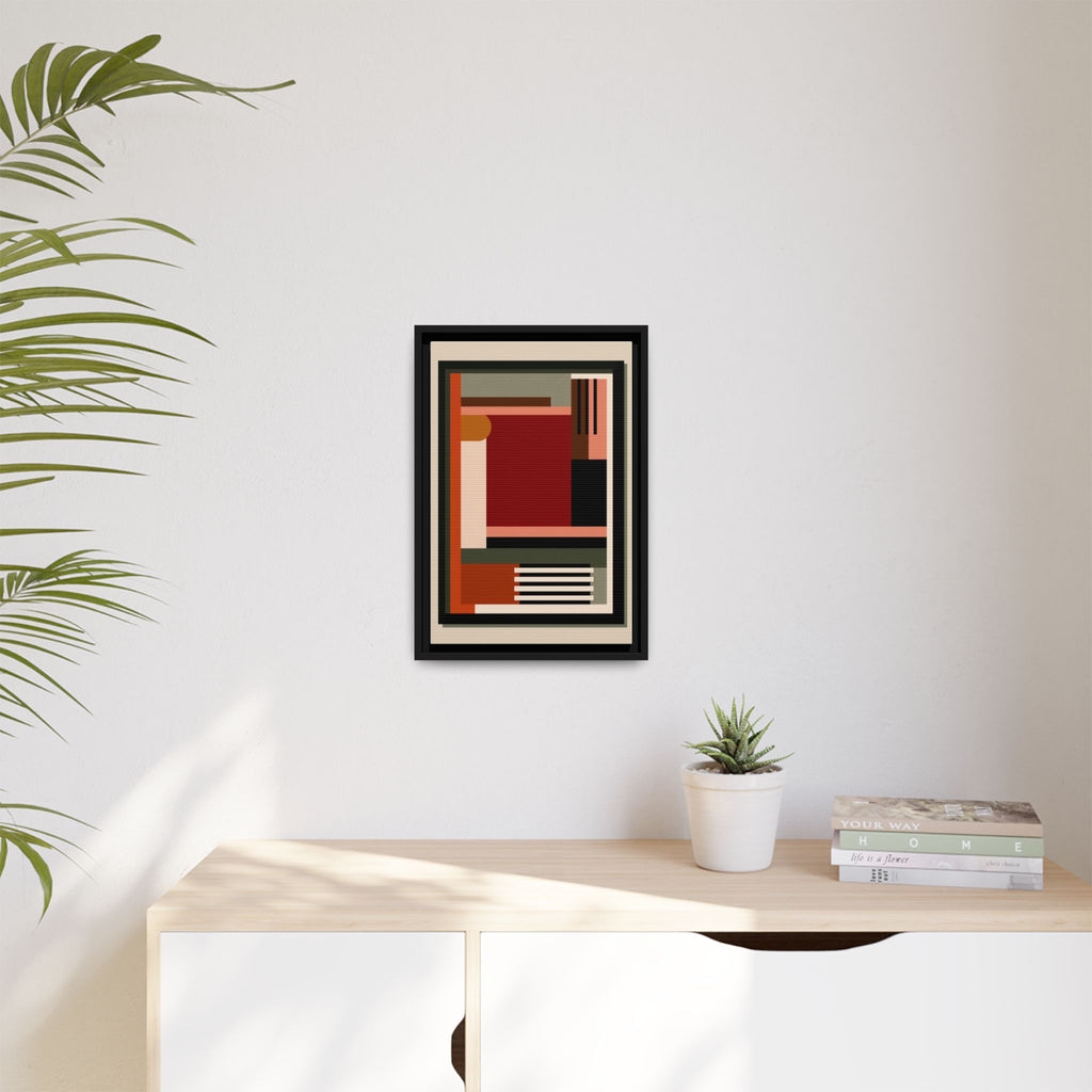 Architectural Geometries: Modern Abstract Composition, Bauhaus-Inspired Design, Geometric Color Blocking   |   Custom Orders Accepted