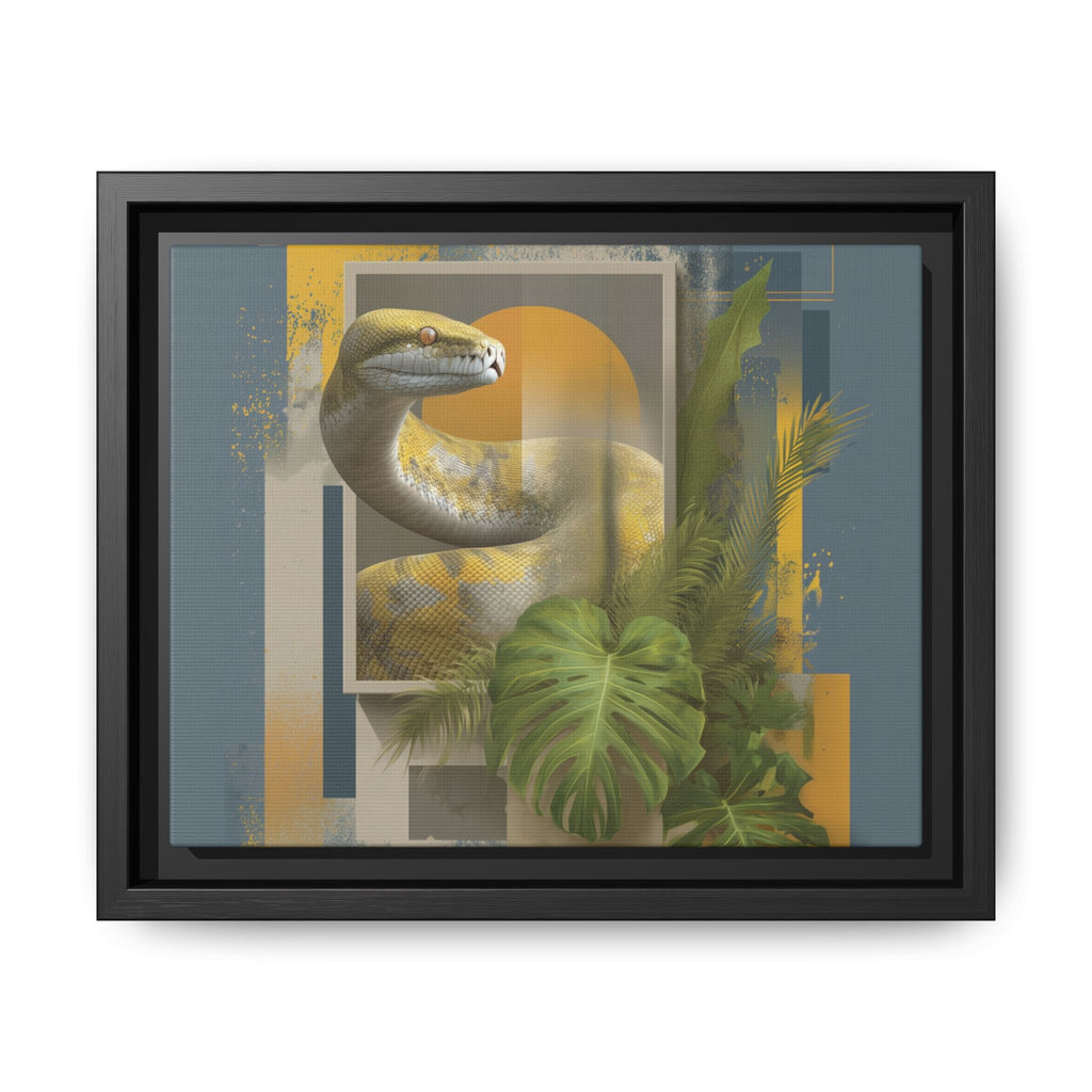 Serpent in Geometrics: Tropical Graphic Design, Modern Nature Illustration   |    Custom Orders Available