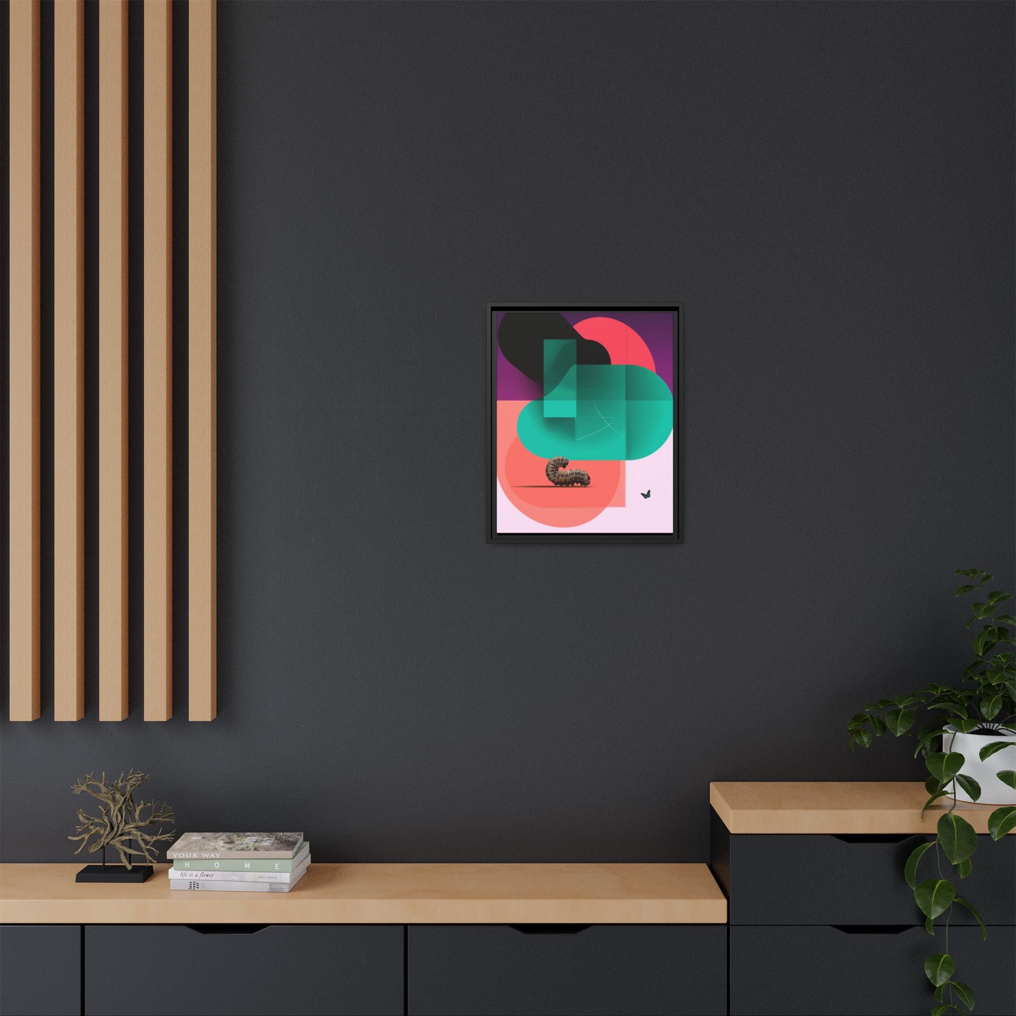 Metamorphosis of Color: Geometric Abstract Butterfly Design, Translucent Shapes Composition   |    Custom Orders Available