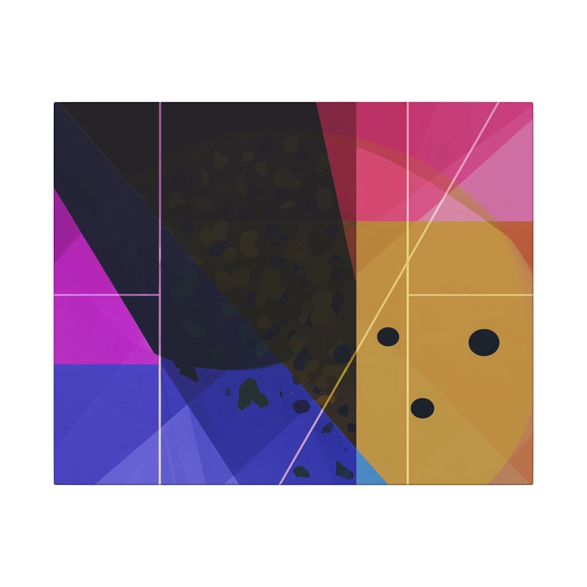 Geometric Intersections: Angular Minimalism, Digital Constructivism, Chromatic Grid Composition   |   Custom Orders Accepted