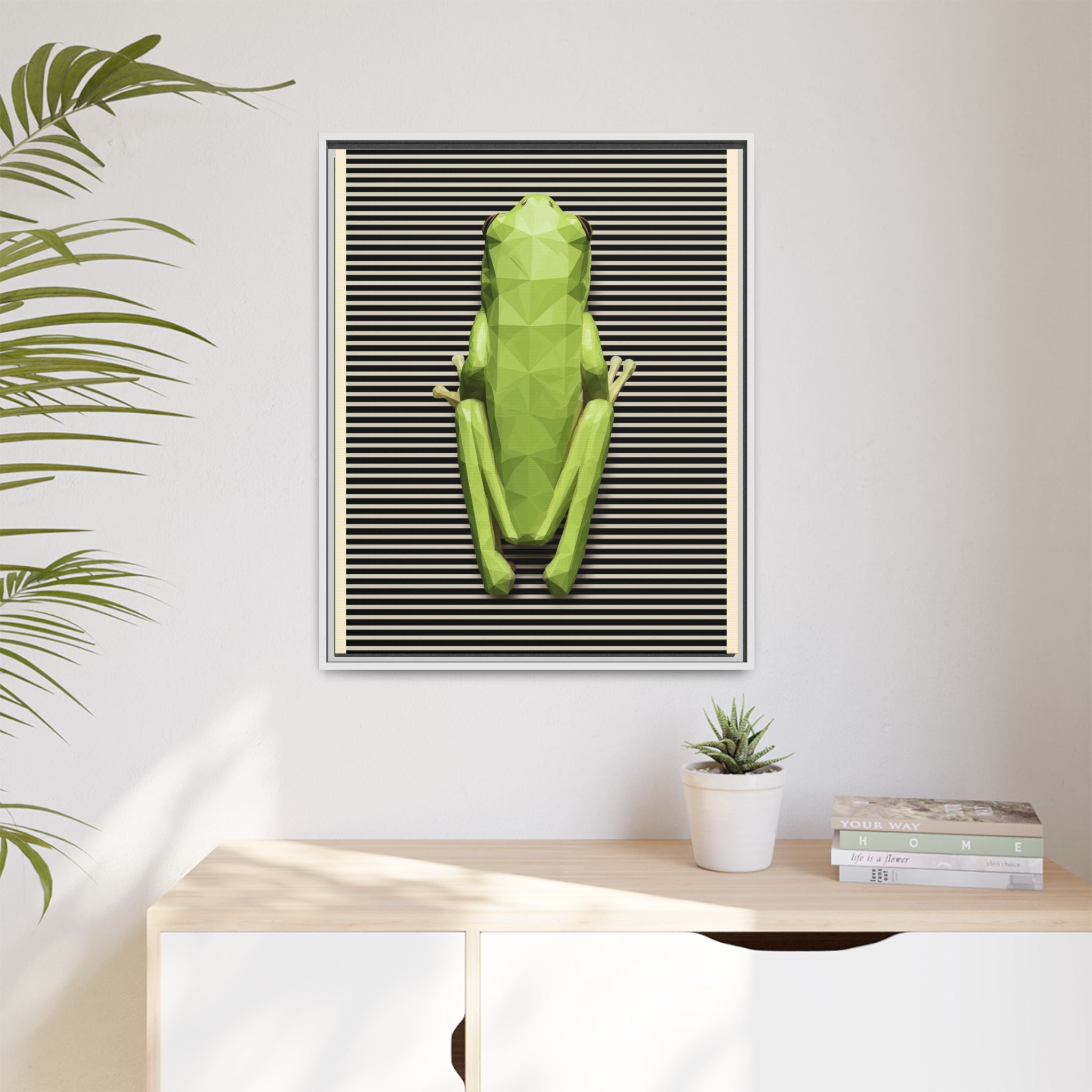 Geometric Amphibian: Low-Poly Frog Design, Digital Art Minimalism   |  Personalized & Custom Orders Available