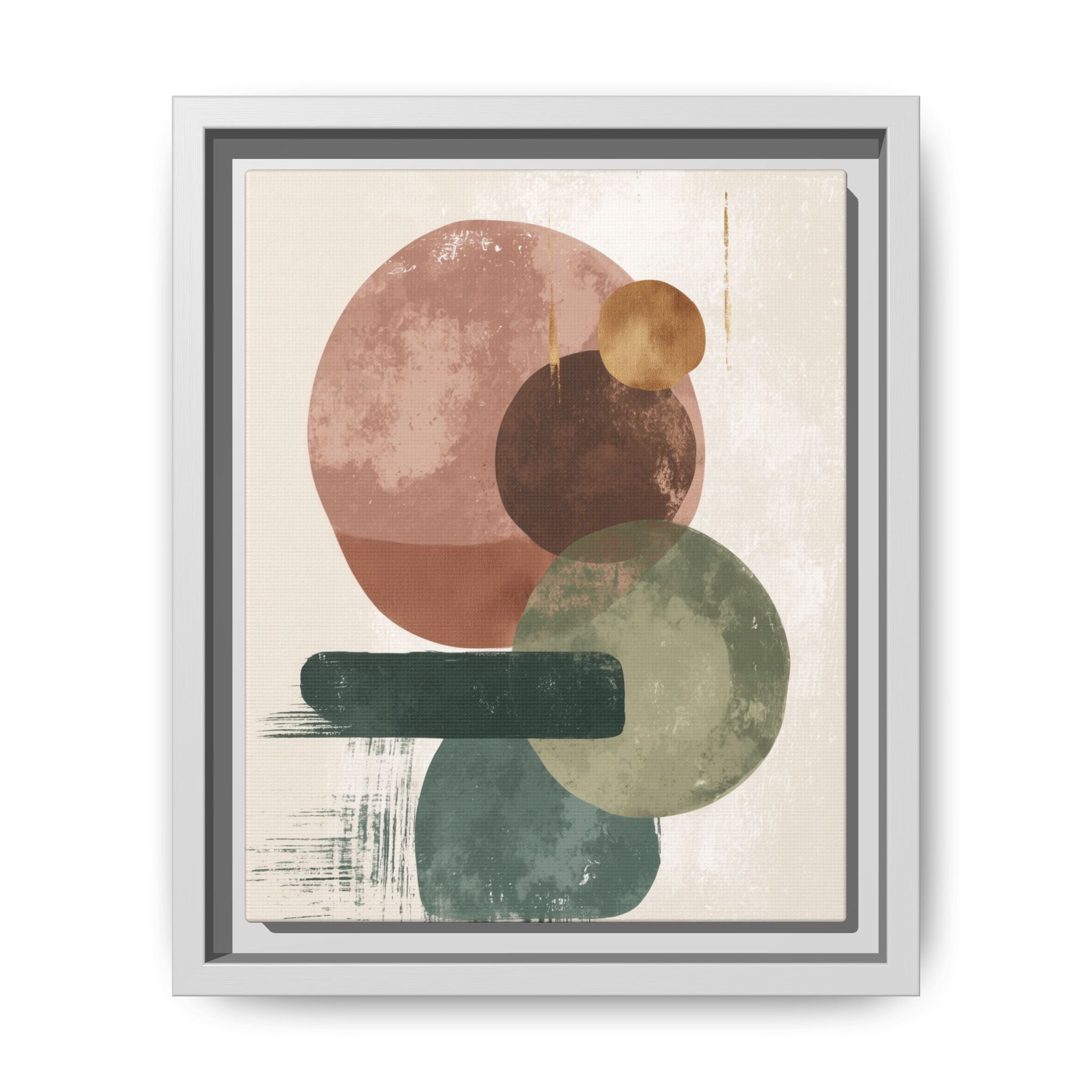 Organic Intersections: Watercolor Abstraction, Earth Tone Composition, Modern Minimalist Art   |   Custom Orders Accepted