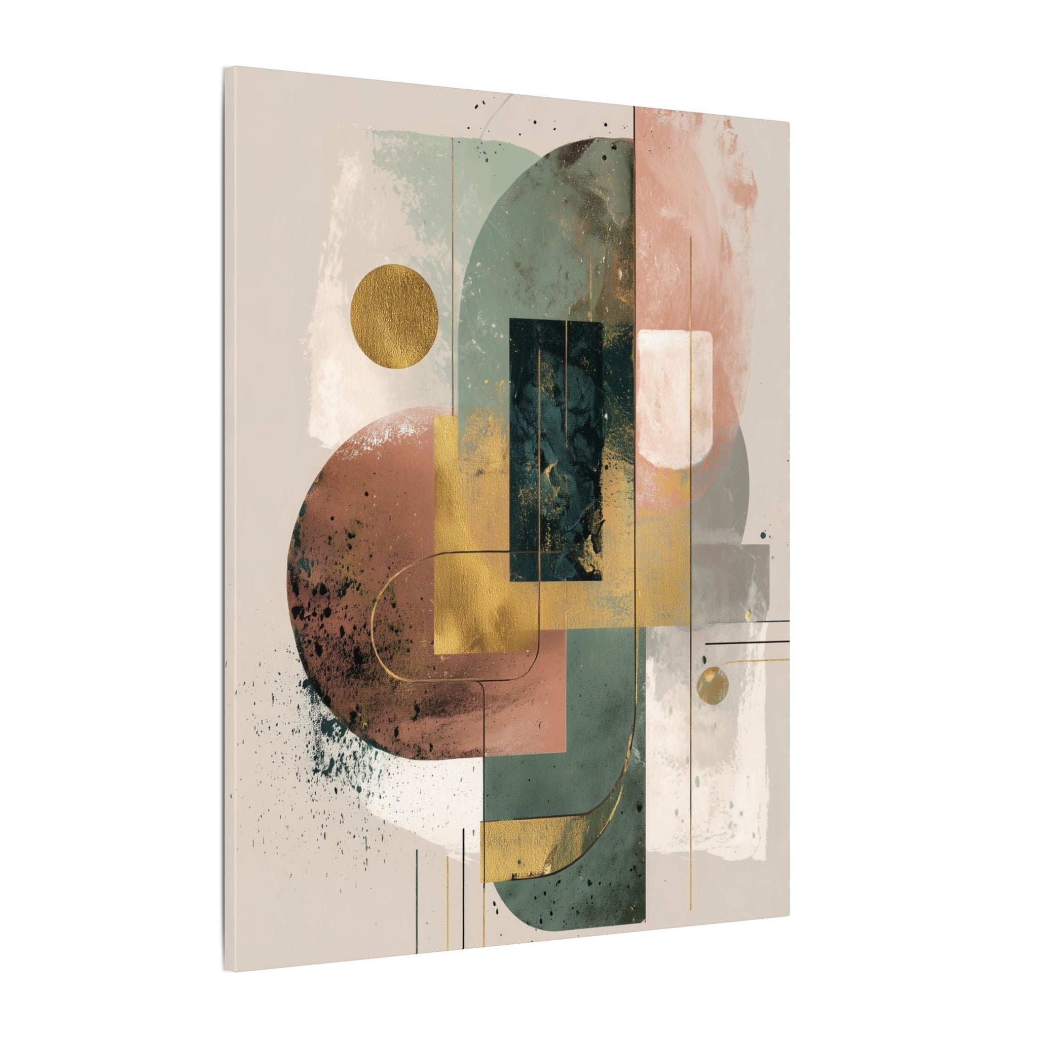 Geometric Harmony: Abstract Composition, Modernist Minimalism, Ethereal Design Layers   |   Custom Orders Accepted