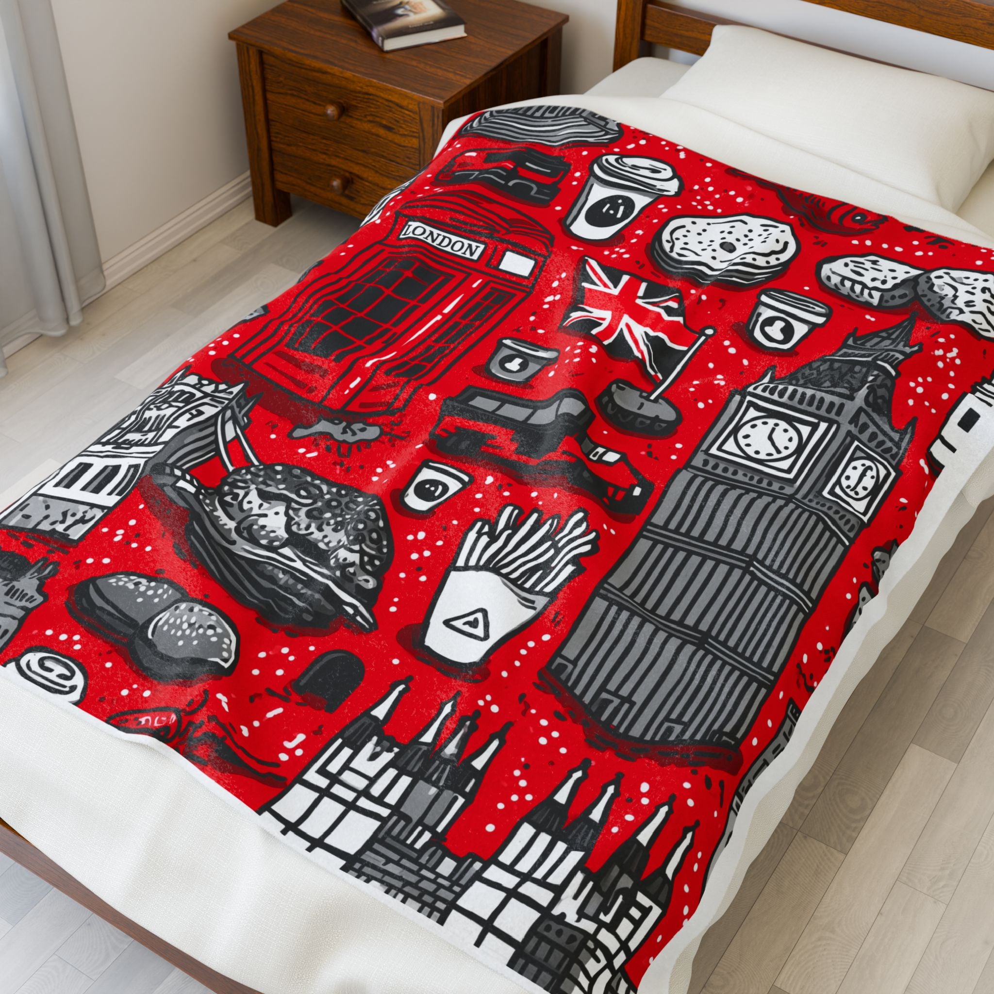 London Pulse: British Icons Collage, Graphic Urban Design   |   Custom Orders Accepted