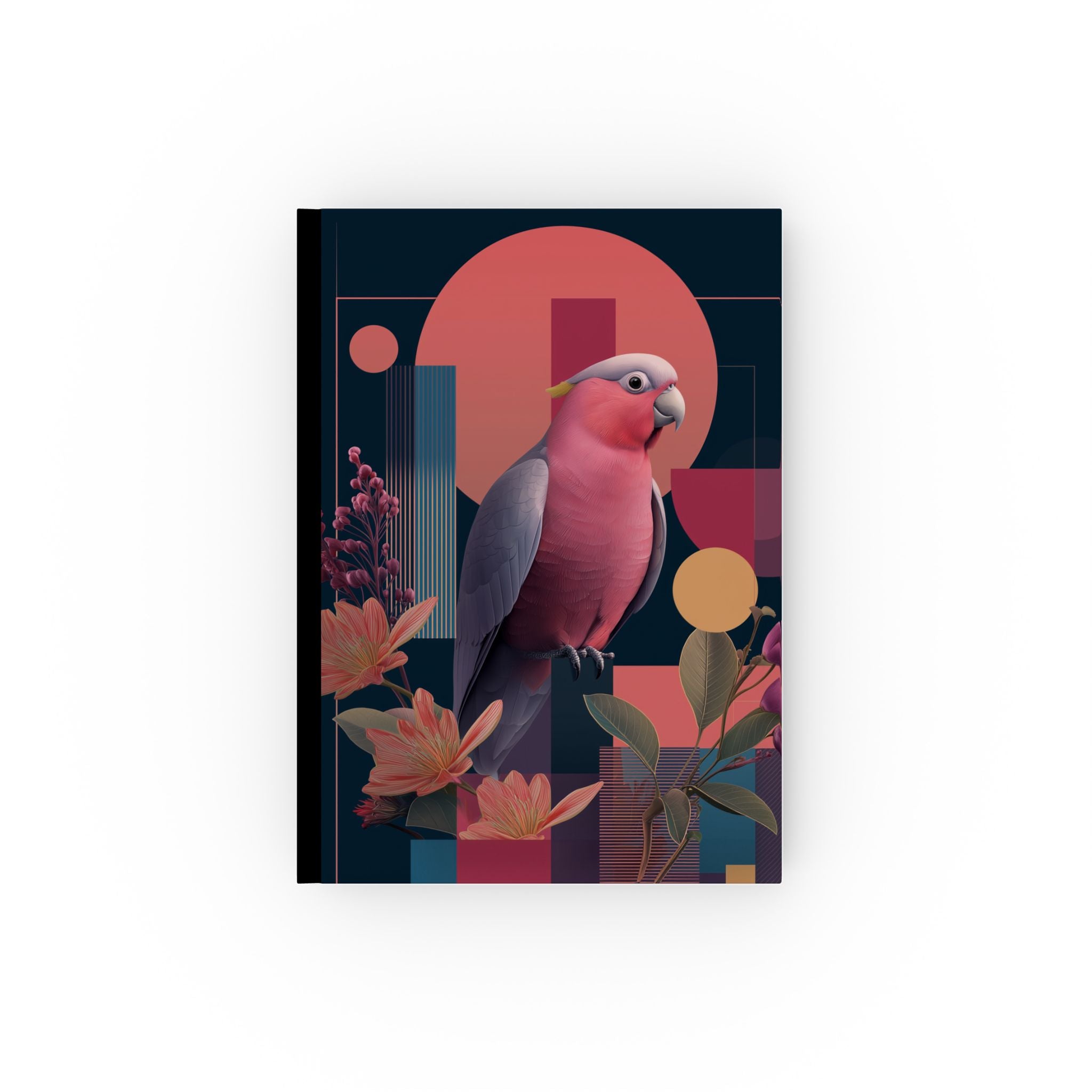 Personalized Galah Hard Backed Journal, Parrot Lover Notebook, Custom Bird Diary, Birdwatcher Gift, Wildlife Journal, Nature Lover Keepsake