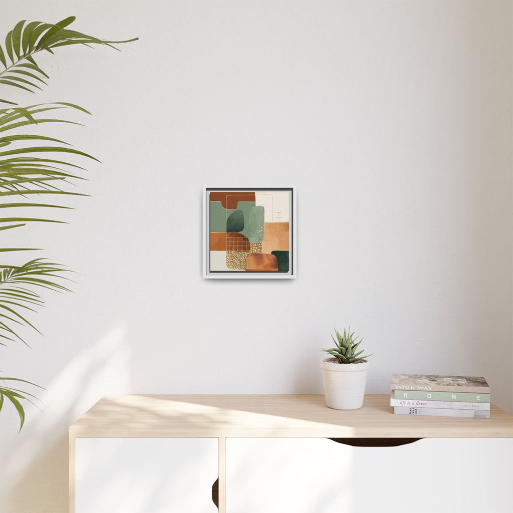 Geometric Harmony: Abstract Minimalist Art, Mid-Century Modern Design, Organic Shapes Composition   |   Custom Orders Accepted