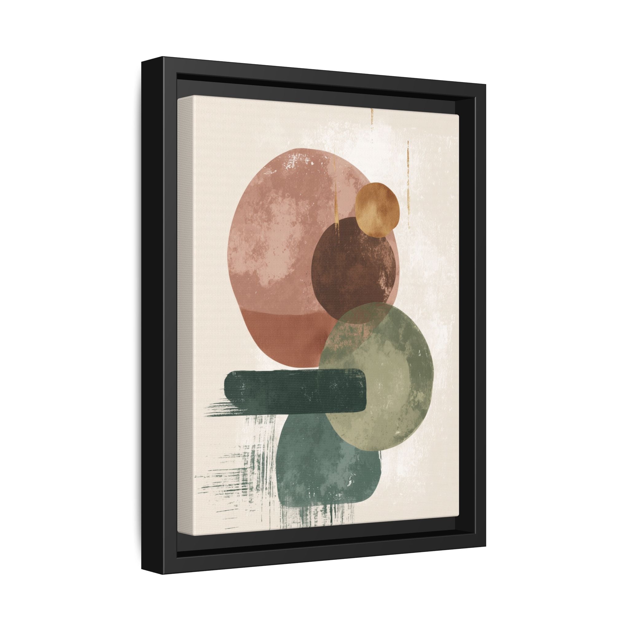 Organic Intersections: Watercolor Abstraction, Earth Tone Composition, Modern Minimalist Art   |   Custom Orders Accepted