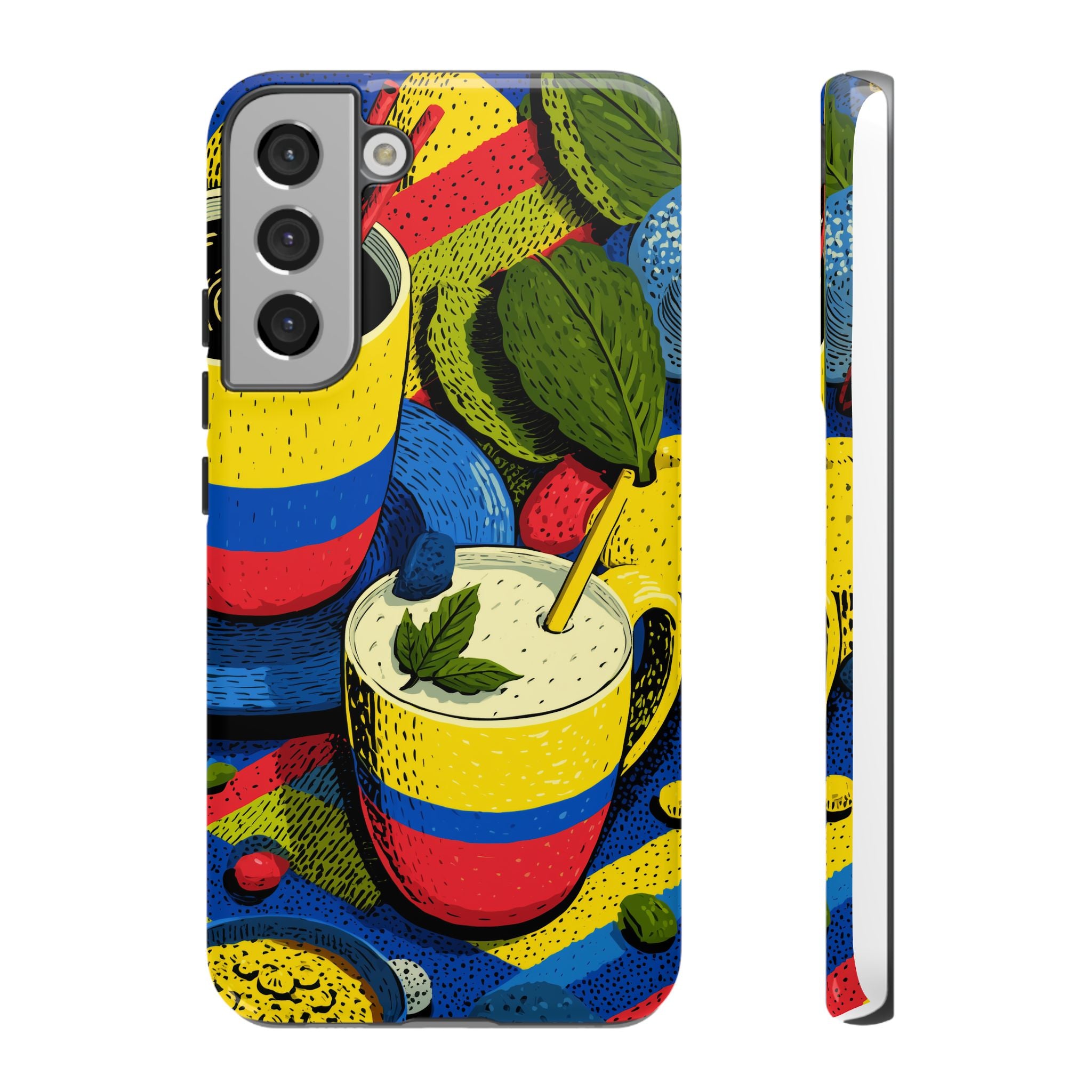 Vibrant Phone Case for Tough Cases | Colorful Colombian Art, Unique Gift, Trendy Accessory, Summer Style, Festival Must-Have