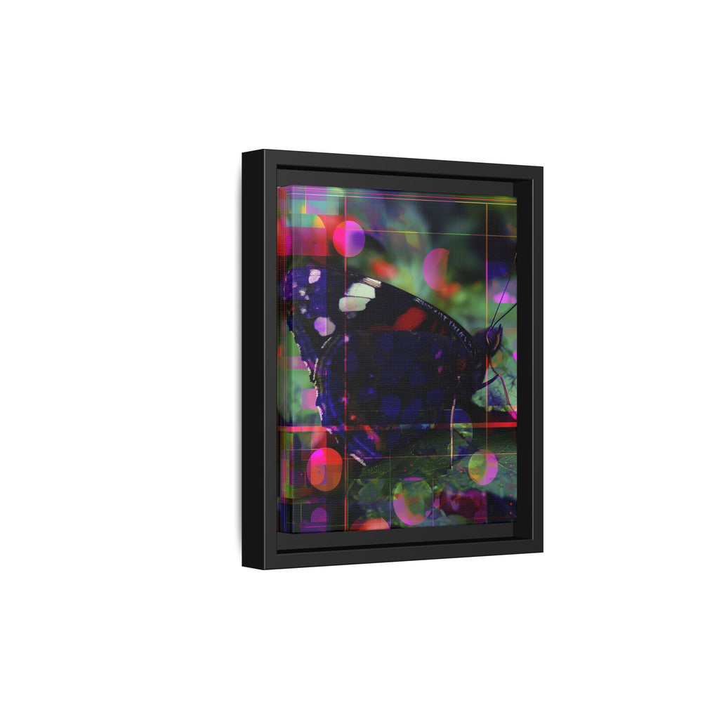 Geometric Butterfly Framed Print: Digital Glitch Butterfly Art, Geometric Nature Photography   |  Personalized & Custom Orders Available