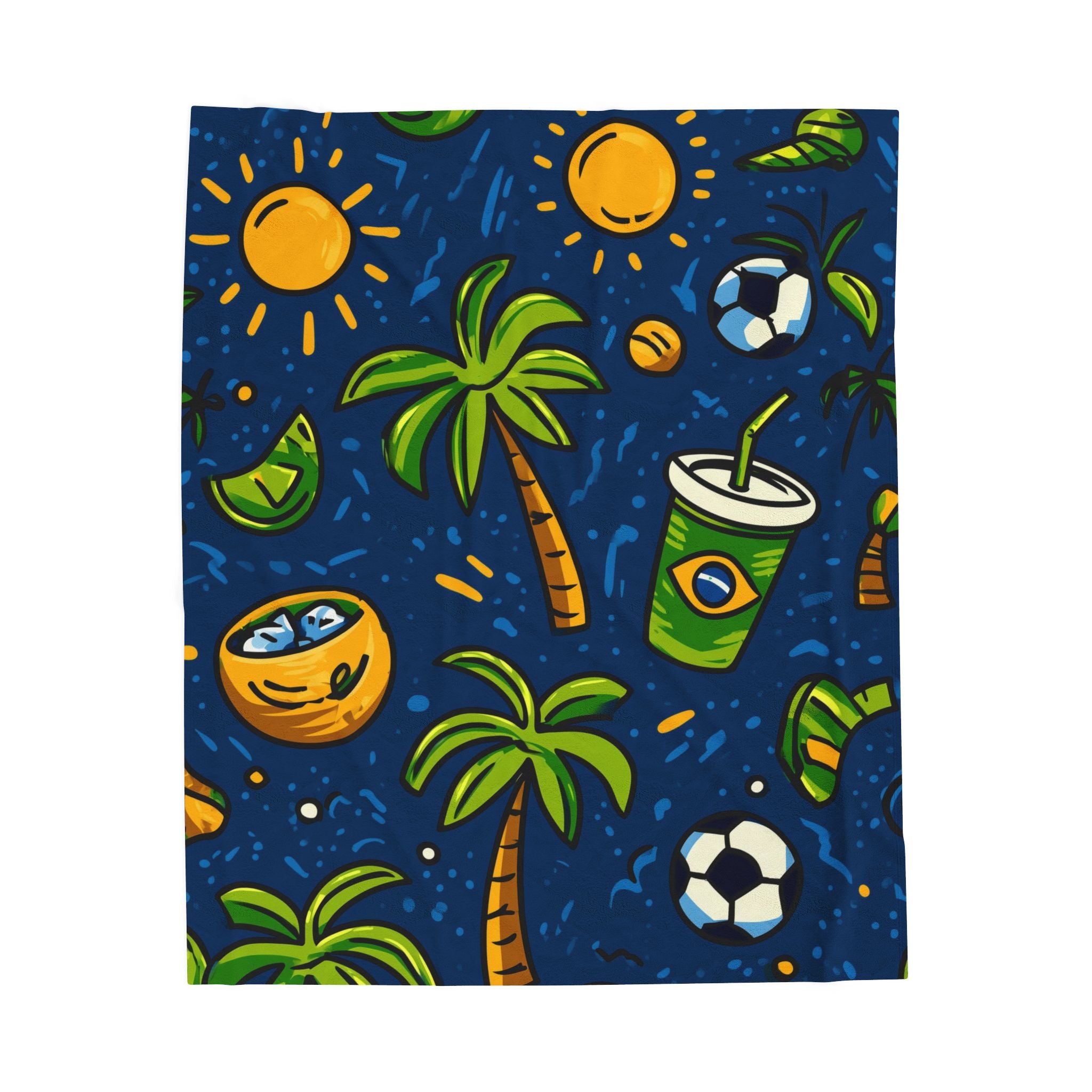 Brazilian Summer Jam: Tropical Pattern Play, Soccer & Citrus Vibes   |   Custom Orders Accepted