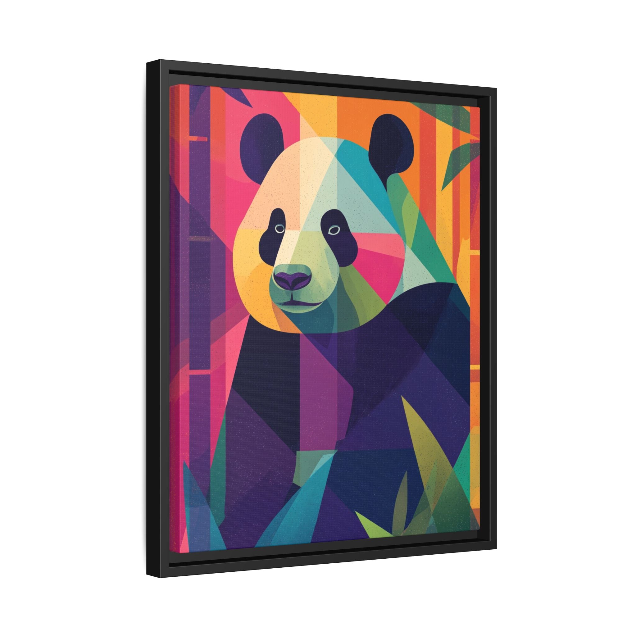 Geometric Panda: Mosaic Wildlife Portrait, Digital Polygonal Art   |  Personalized & Custom Orders Available