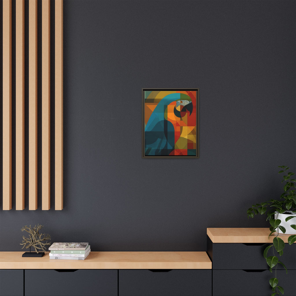 Cubist Parrot Prisma: Geometric Bird Art, Modernist Color Block Design   |    Custom Orders Available