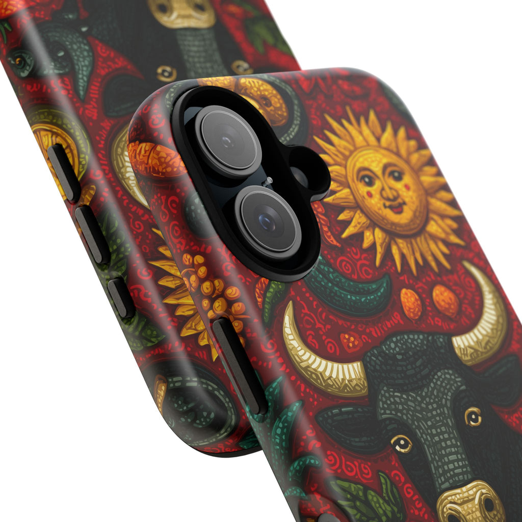 Vibrant Phone Case featuring Spanish Culture | Tough Cases | Travel Gift, Art Lover's Accessory, Colorful Cover, Unique Design