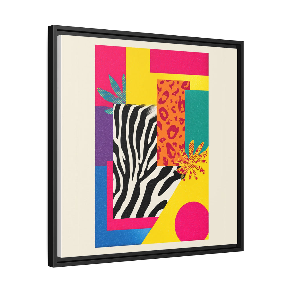 Zebra Stripes & Leopard Spots: 80s Pop Art Design, Memphis Style Graphic, Geometric Color Block Pattern   |   Custom Orders Accepted