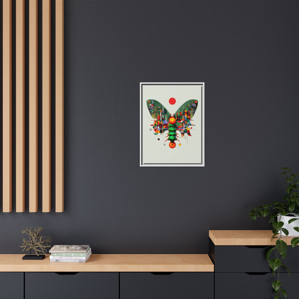 Digital Butterfly Framed Print, Cubist Architectural Abstraction   |  Personalized & Custom Orders Available