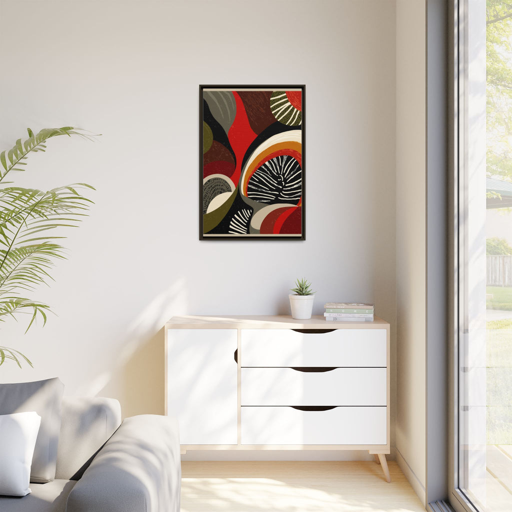 Geometric Rhythm: Abstract Composition, Mid-Century Modern Art, Radial Design Inspiration   |   Custom Orders Accepted