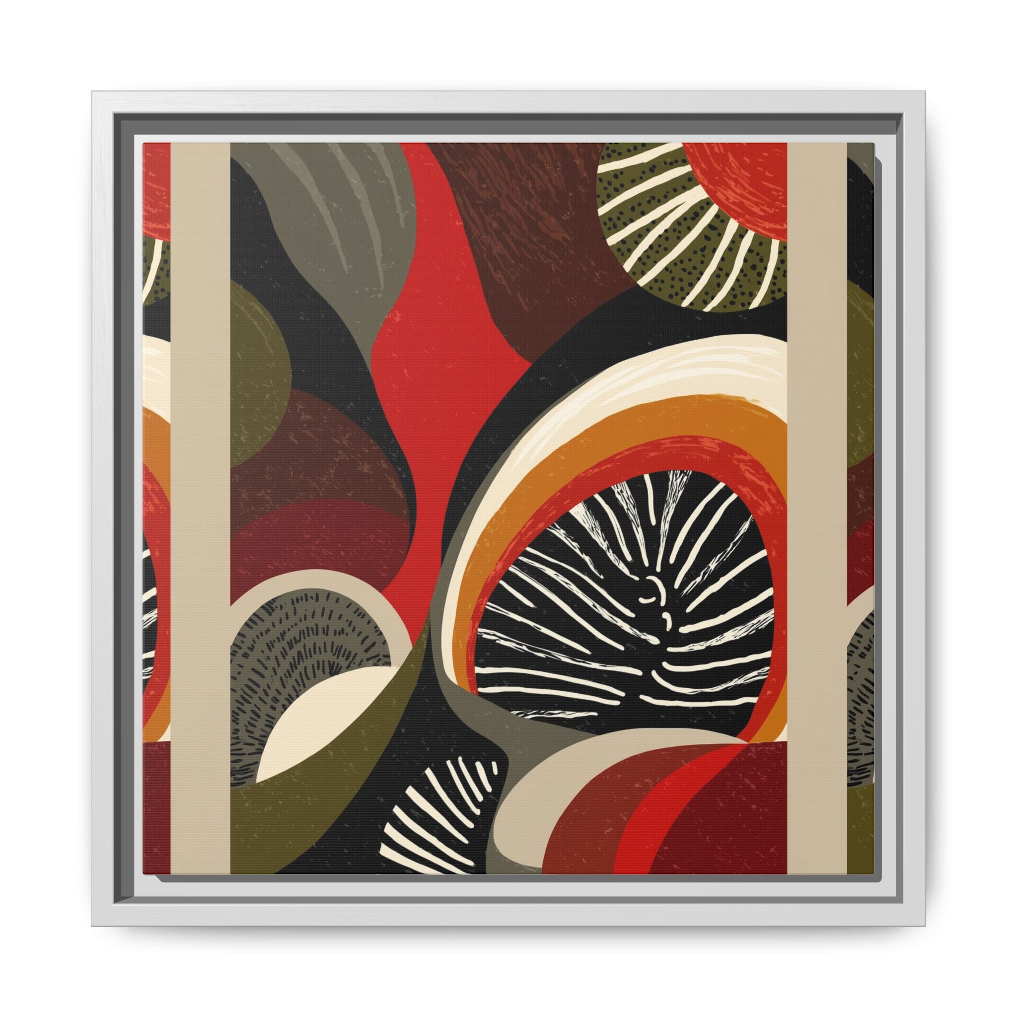 Geometric Rhythm: Abstract Composition, Mid-Century Modern Art, Radial Design Inspiration   |   Custom Orders Accepted