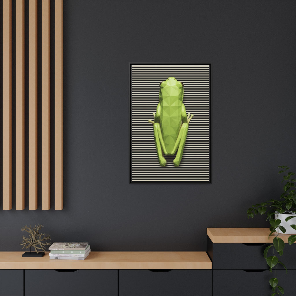 Geometric Amphibian: Low-Poly Frog Design, Digital Art Minimalism   |  Personalized & Custom Orders Available
