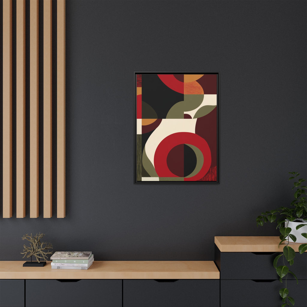 Geometric Intersections: Mid-Century Modern Design, Abstract Architectural Composition, Rhythmic Curved Forms   |   Custom Orders Accepted