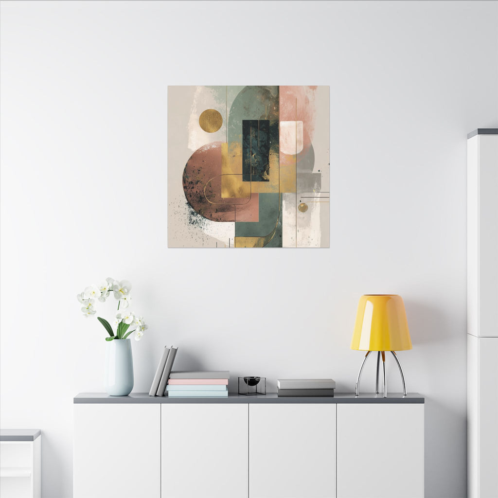 Geometric Harmony: Abstract Composition, Modernist Minimalism, Ethereal Design Layers   |   Custom Orders Accepted