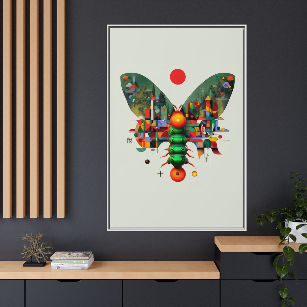 Metamorphic Geometry: Digital Butterfly Architecture, Cubist Nature Transformation   |    Custom Orders Available