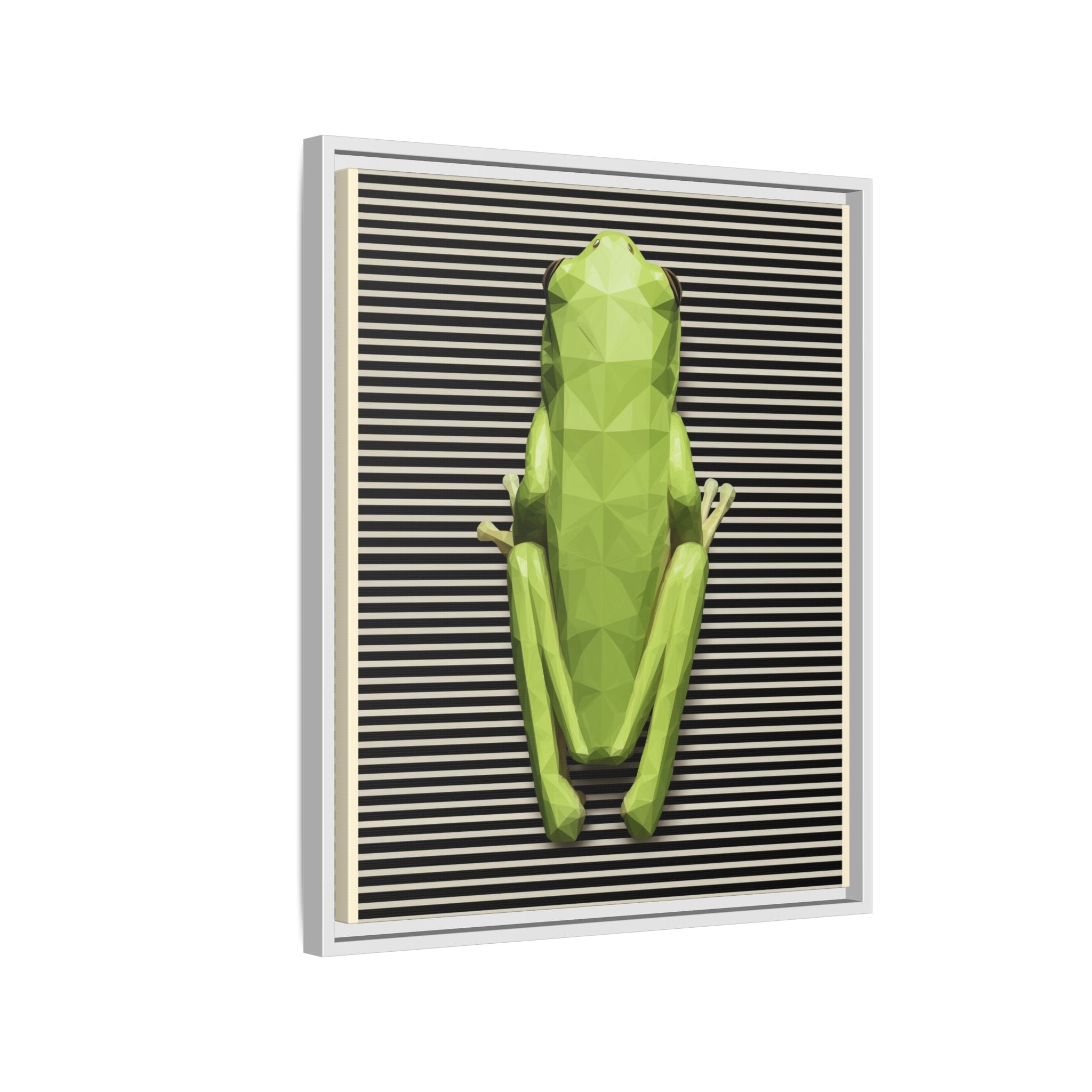 Geometric Amphibian: Low-Poly Frog Design, Digital Art Minimalism   |  Personalized & Custom Orders Available