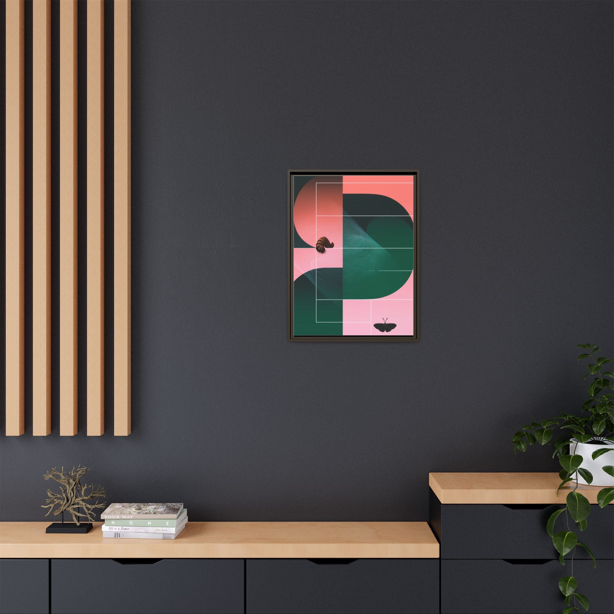 Metamorphosis in Geometric Harmony: Nature's Transformation, Abstract Design Exploration   |    Custom Orders Available