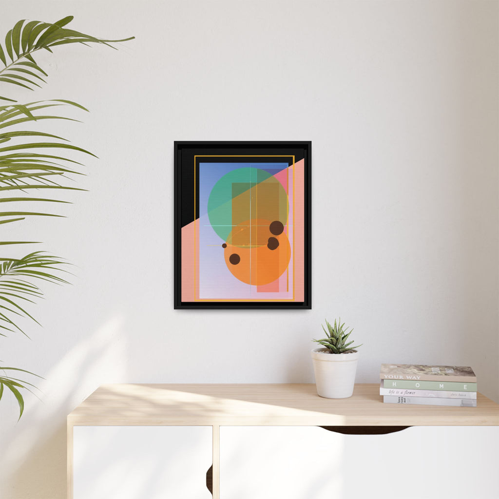 Geometric Harmony: Abstract Composition, Overlapping Shapes, Precision Design   |   Custom Orders Accepted