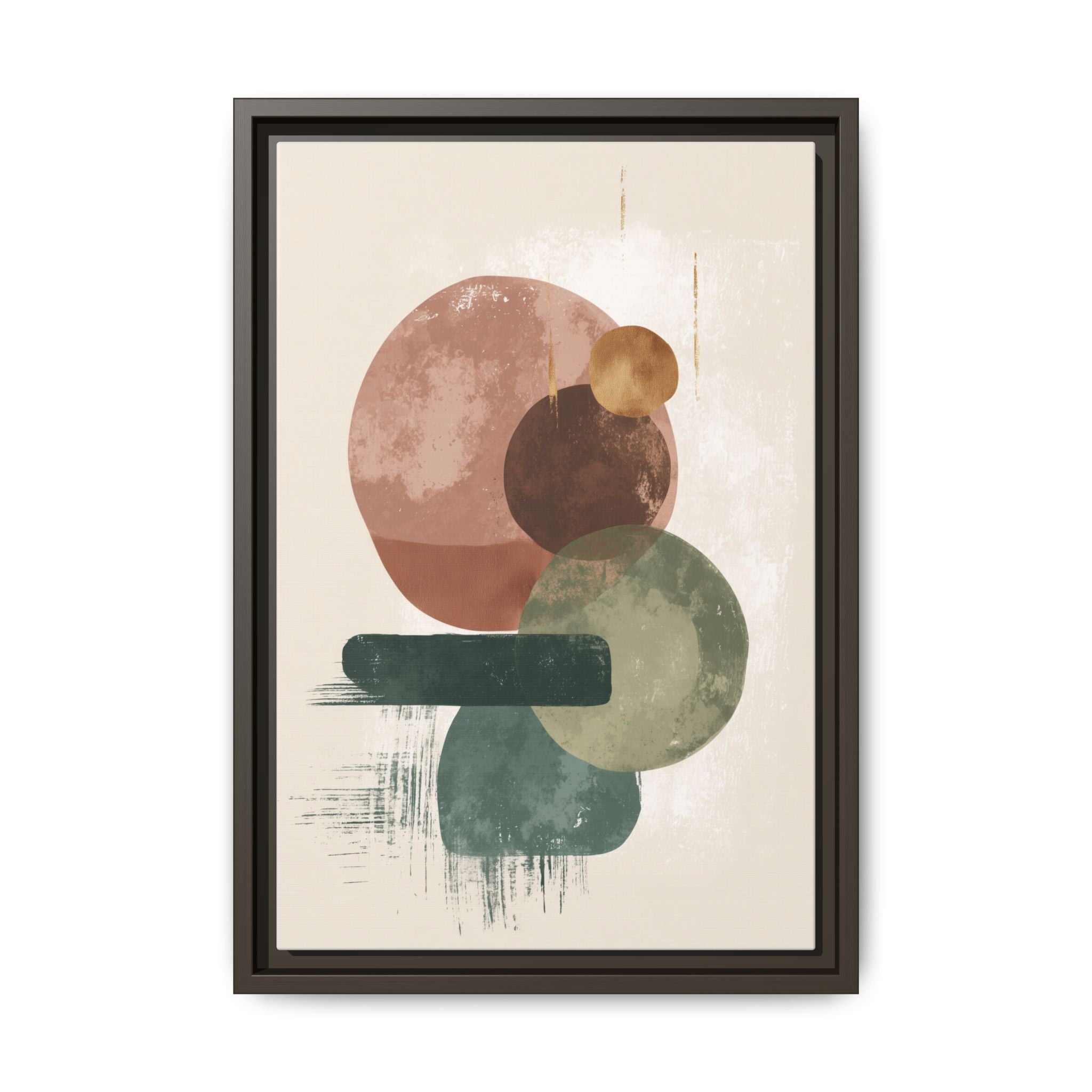 Organic Intersections: Watercolor Abstraction, Earth Tone Composition, Modern Minimalist Art   |   Custom Orders Accepted