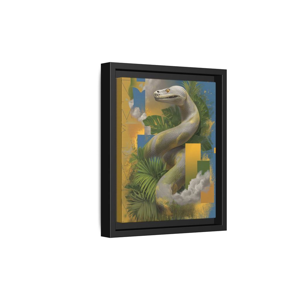 Serpent of Surreal Geometries: Tropical Hyperrealism, Digital Snake Illustration   |    Custom Orders Available