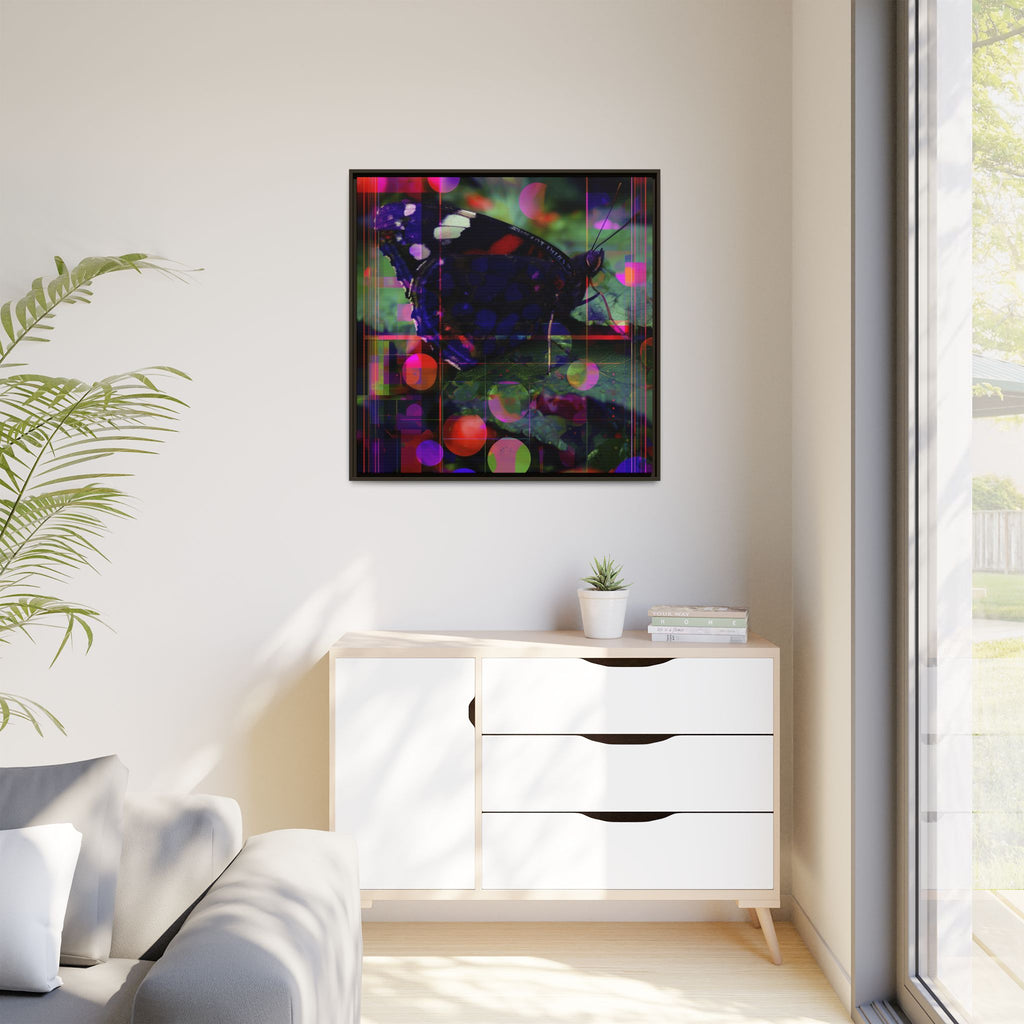 Metamorphic Glitch: Digital Nature Remix, Butterfly Geometric Distortion   |    Custom Orders Available