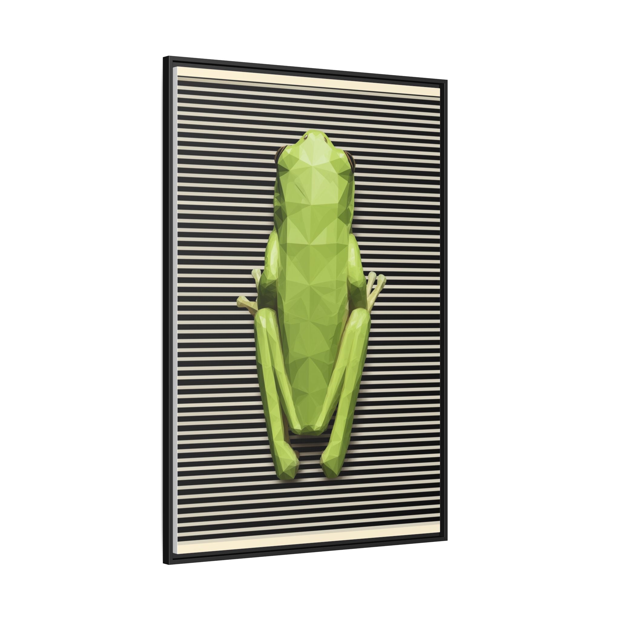 Geometric Amphibian: Low-Poly Frog Design, Digital Art Minimalism   |  Personalized & Custom Orders Available