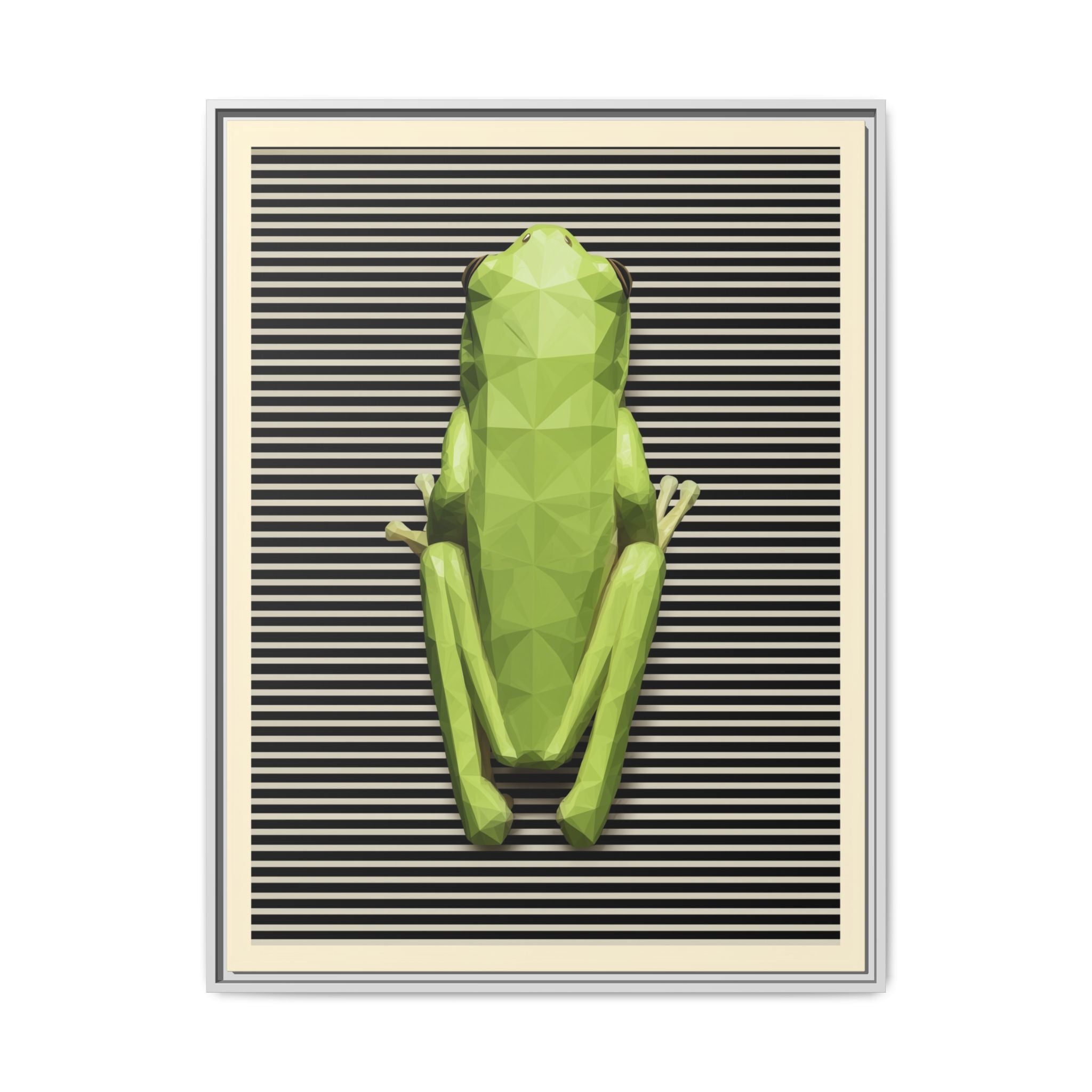 Geometric Amphibian: Low-Poly Frog Design, Digital Art Minimalism   |  Personalized & Custom Orders Available