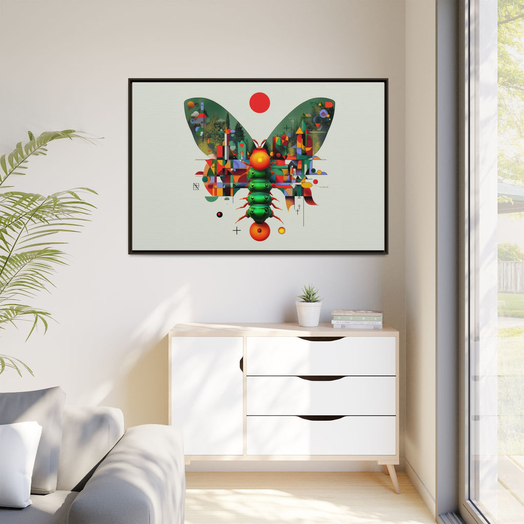 Metamorphic Geometry: Digital Butterfly Architecture, Cubist Nature Transformation   |    Custom Orders Available
