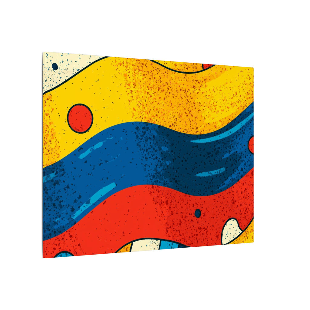 Fluid Dynamics: Retro Abstract Shapes, Mid-Century Modern Motion, Geometric Color Waves   |   Custom Orders Accepted