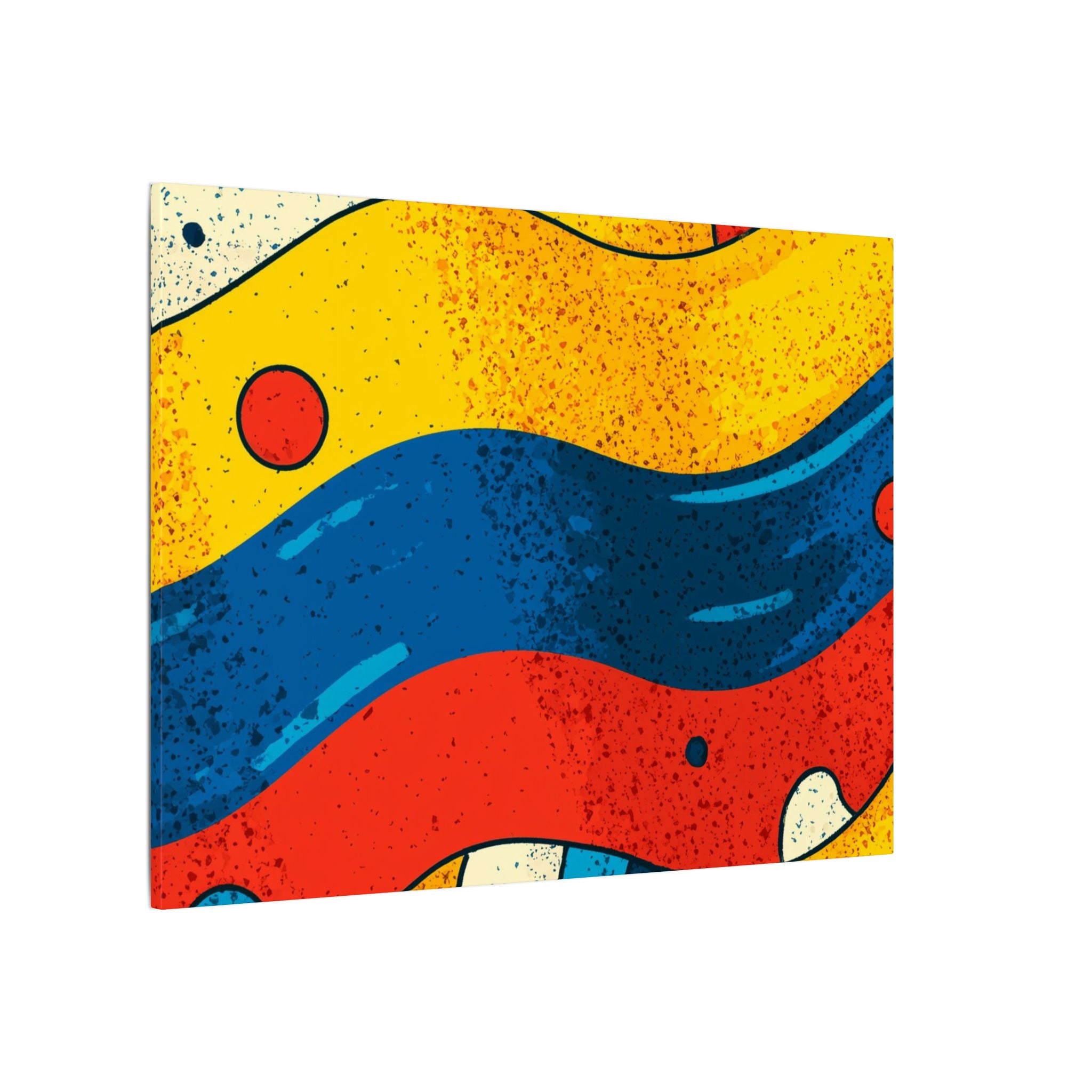 Fluid Dynamics: Retro Abstract Shapes, Mid-Century Modern Motion, Geometric Color Waves   |   Custom Orders Accepted