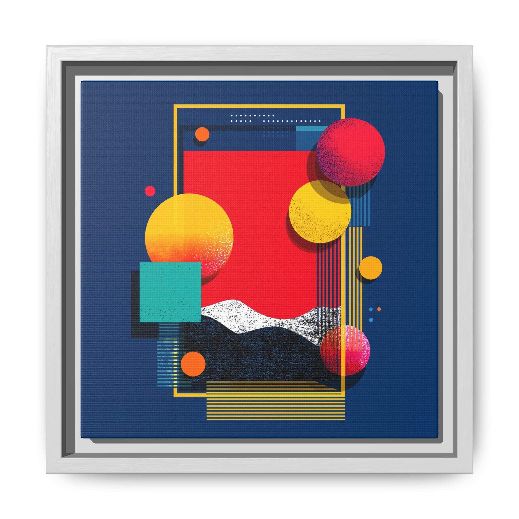 Geometric Horizons: Abstract Landscape Composition, Modernist Digital Art, Colorful Geometric Design   |   Custom Orders Accepted