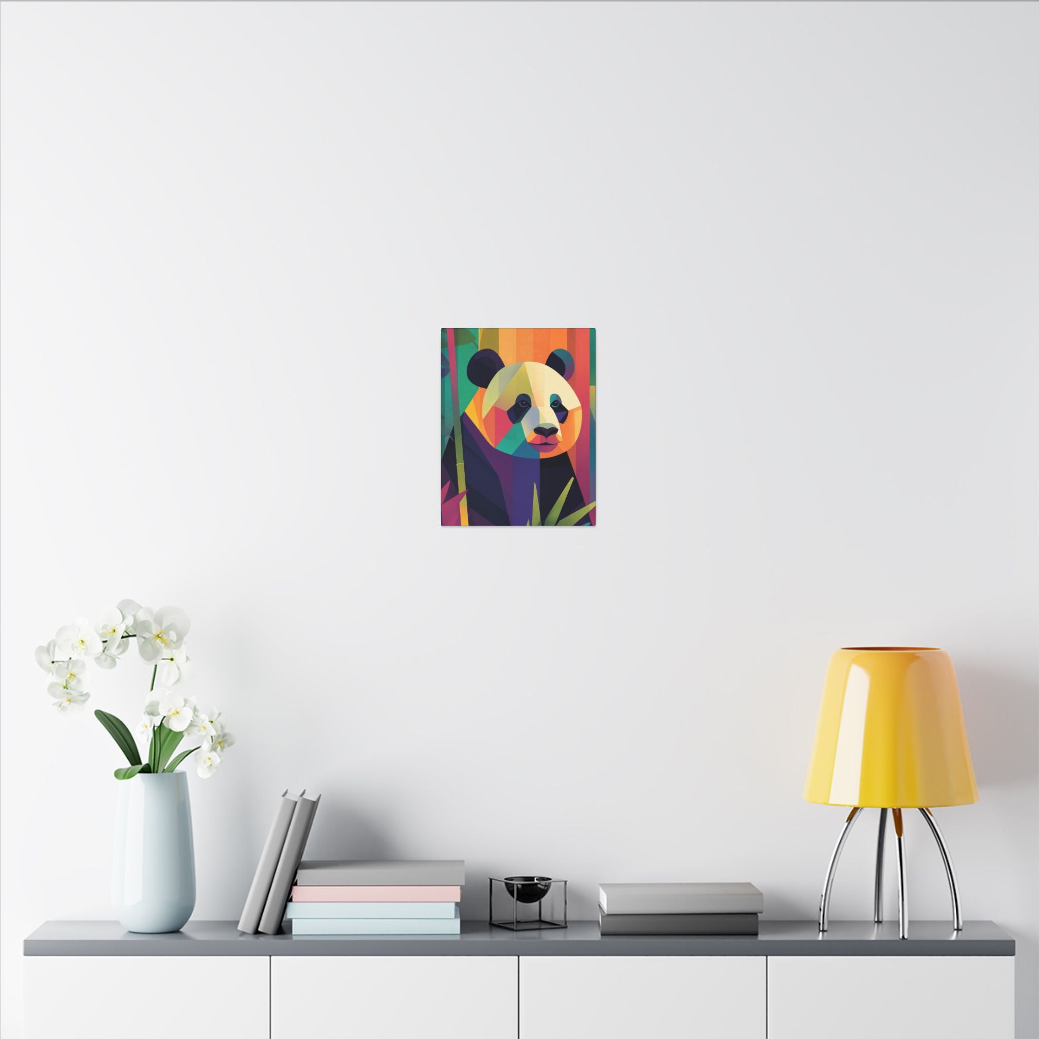 Geometric Panda: Cubist Wildlife, Colorful Fragmentation, Modern Digital Art   |  Personalized & Custom Orders Available