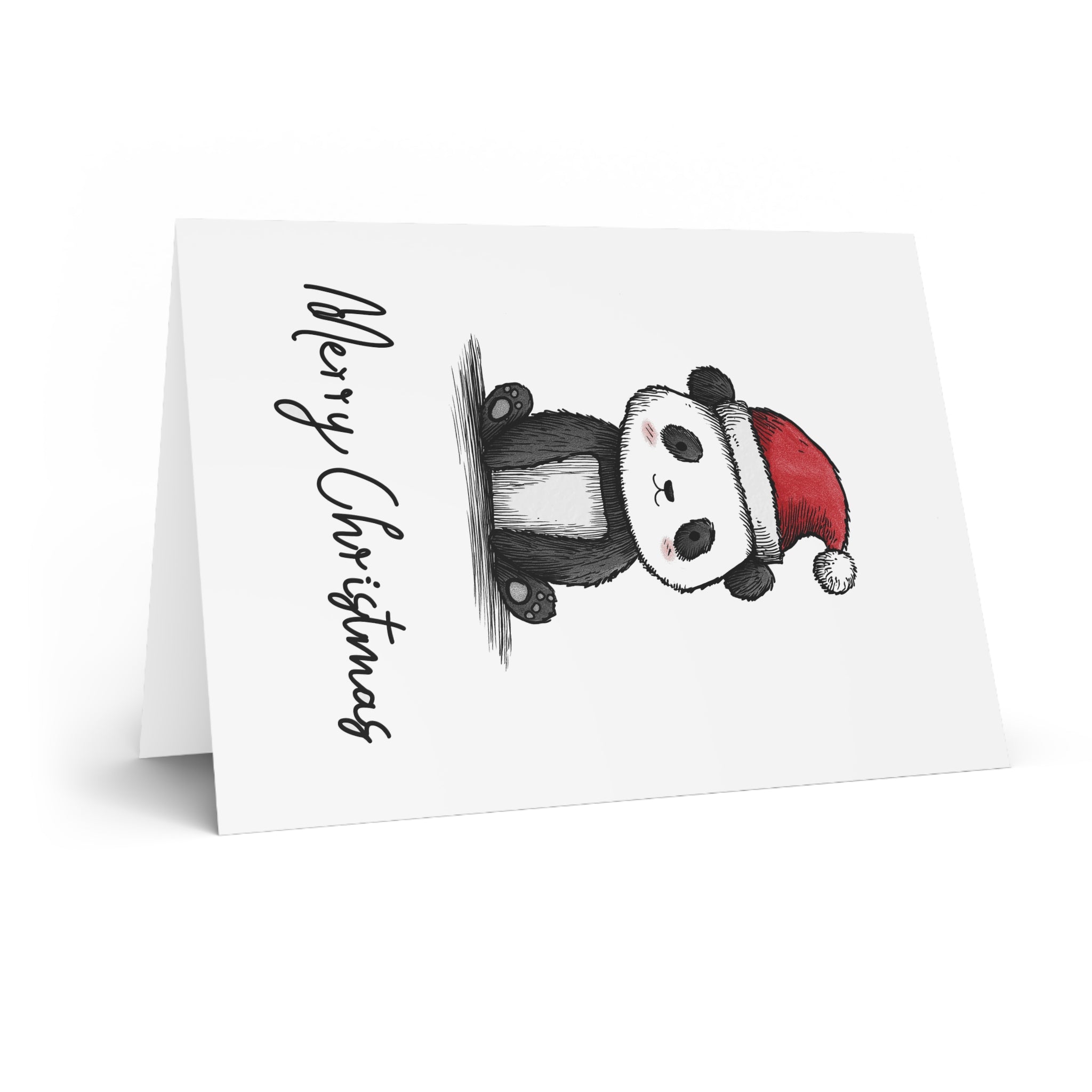 Christmas Critter Charm: Festive Holiday Illustration, Whimsical Cartoon Style, Cute Santa Character | Custom Orders Accepted