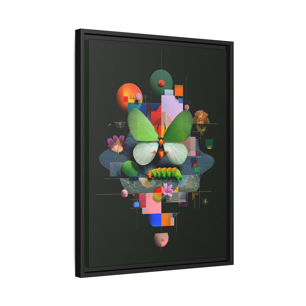 Geometric Metamorphosis: Abstract Nature Composition, Digital Cubist Butterfly Art   |    Custom Orders Available