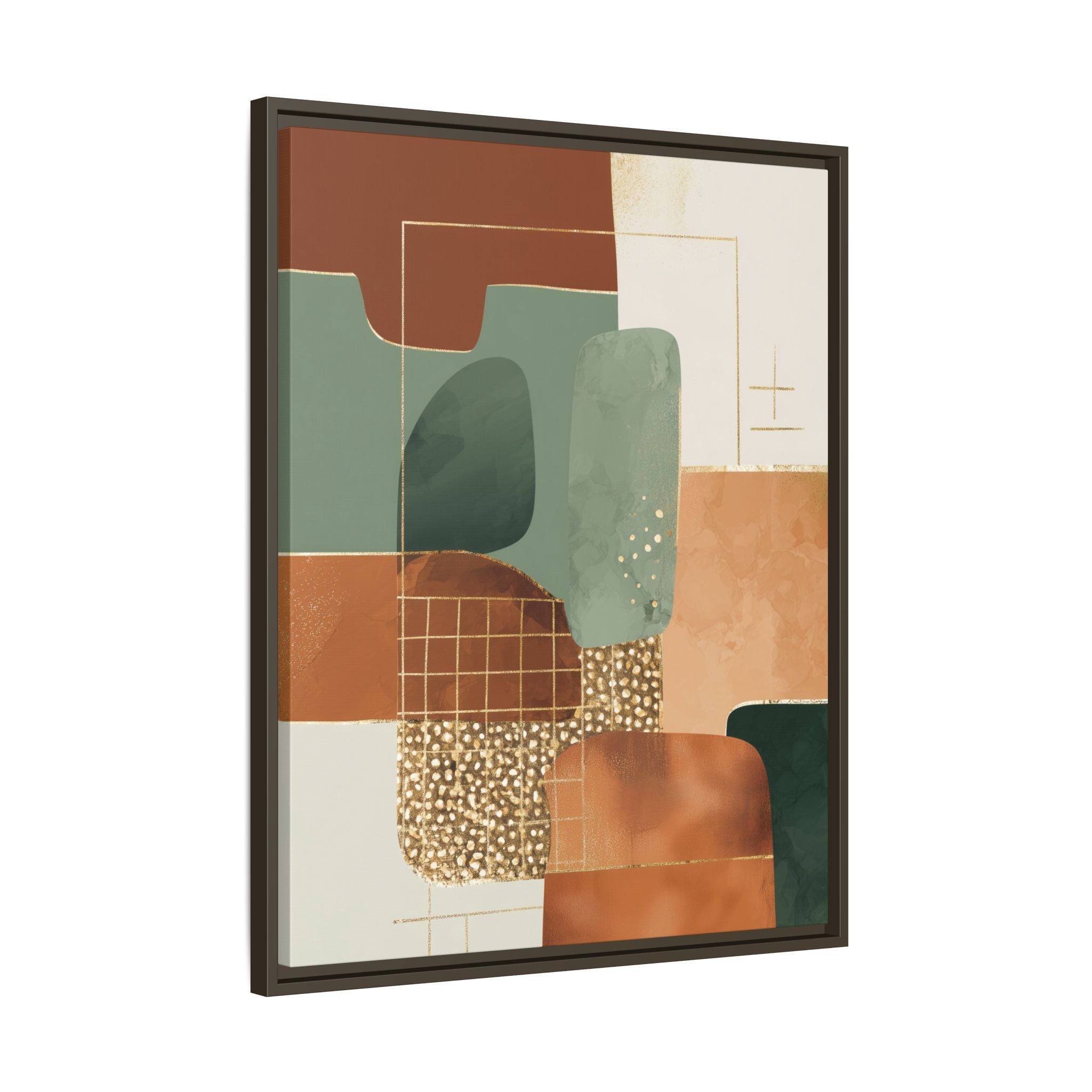 Geometric Harmony: Abstract Minimalist Art, Mid-Century Modern Design, Organic Shapes Composition   |   Custom Orders Accepted