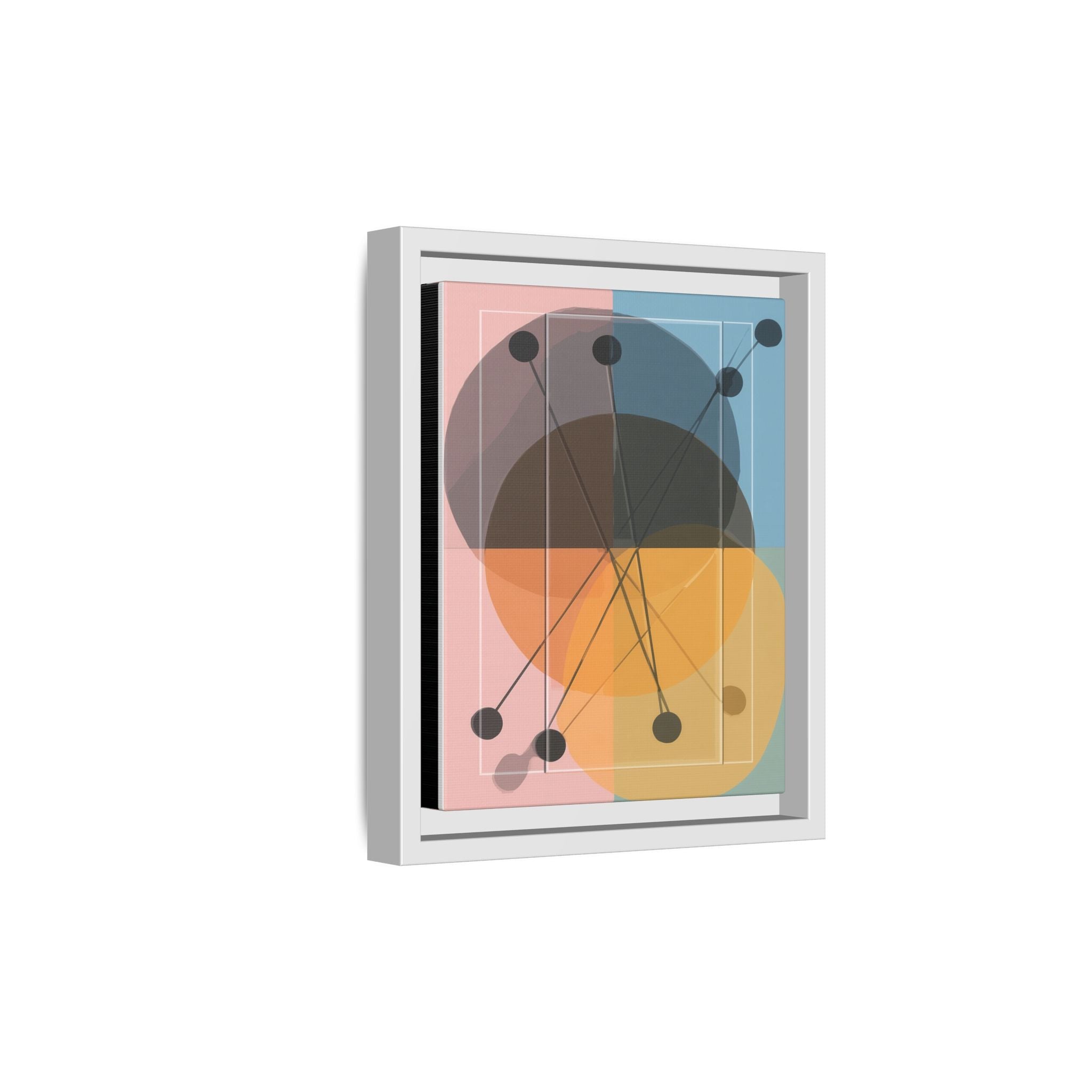 Geometric Intersections: Pastel Quadrants, Mid-Century Minimalism, Network Nodes   |   Custom Orders Accepted
