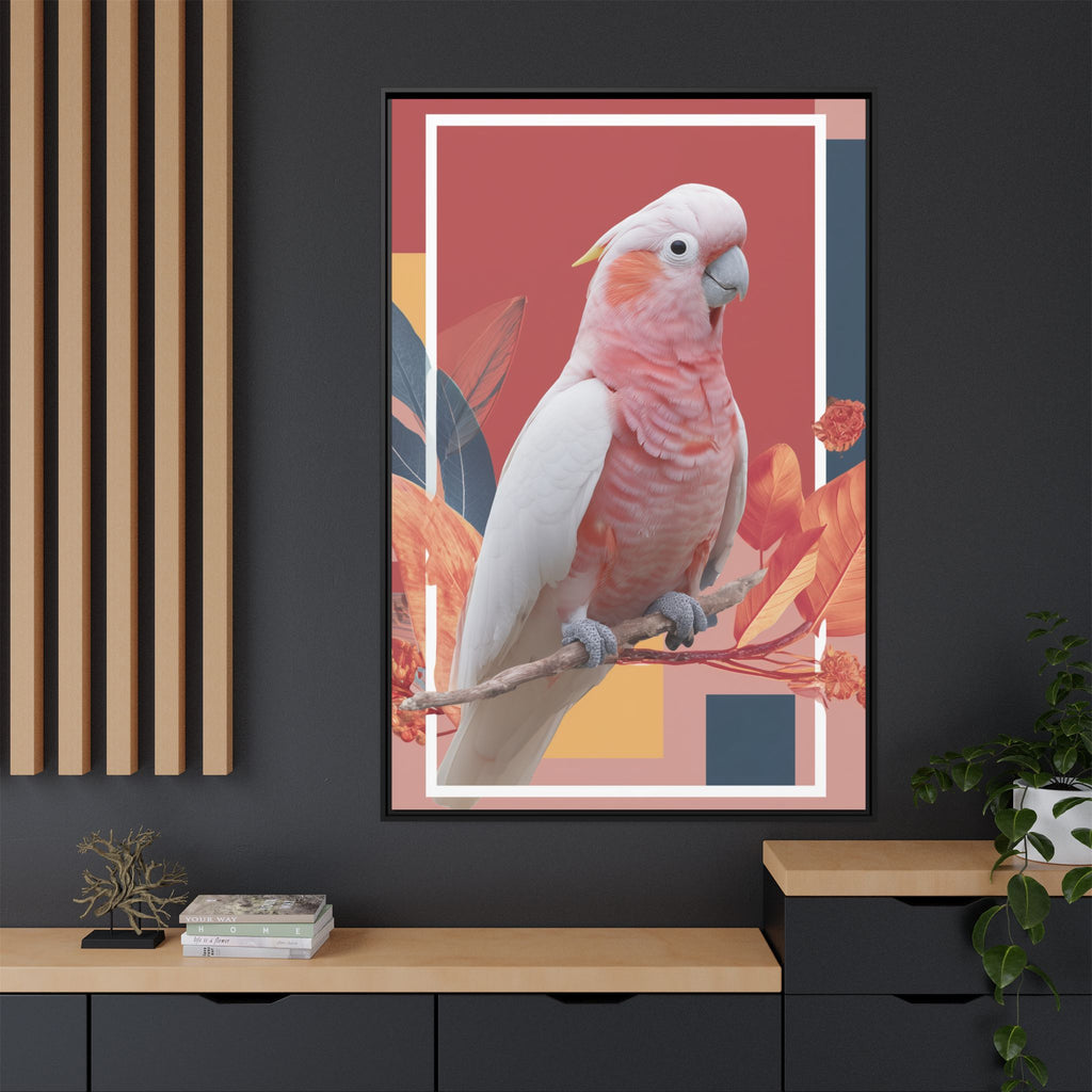Geometric Cockatoo: Prismatic Wildlife Portrait, Modern Avian Art Series   |    Custom Orders Available