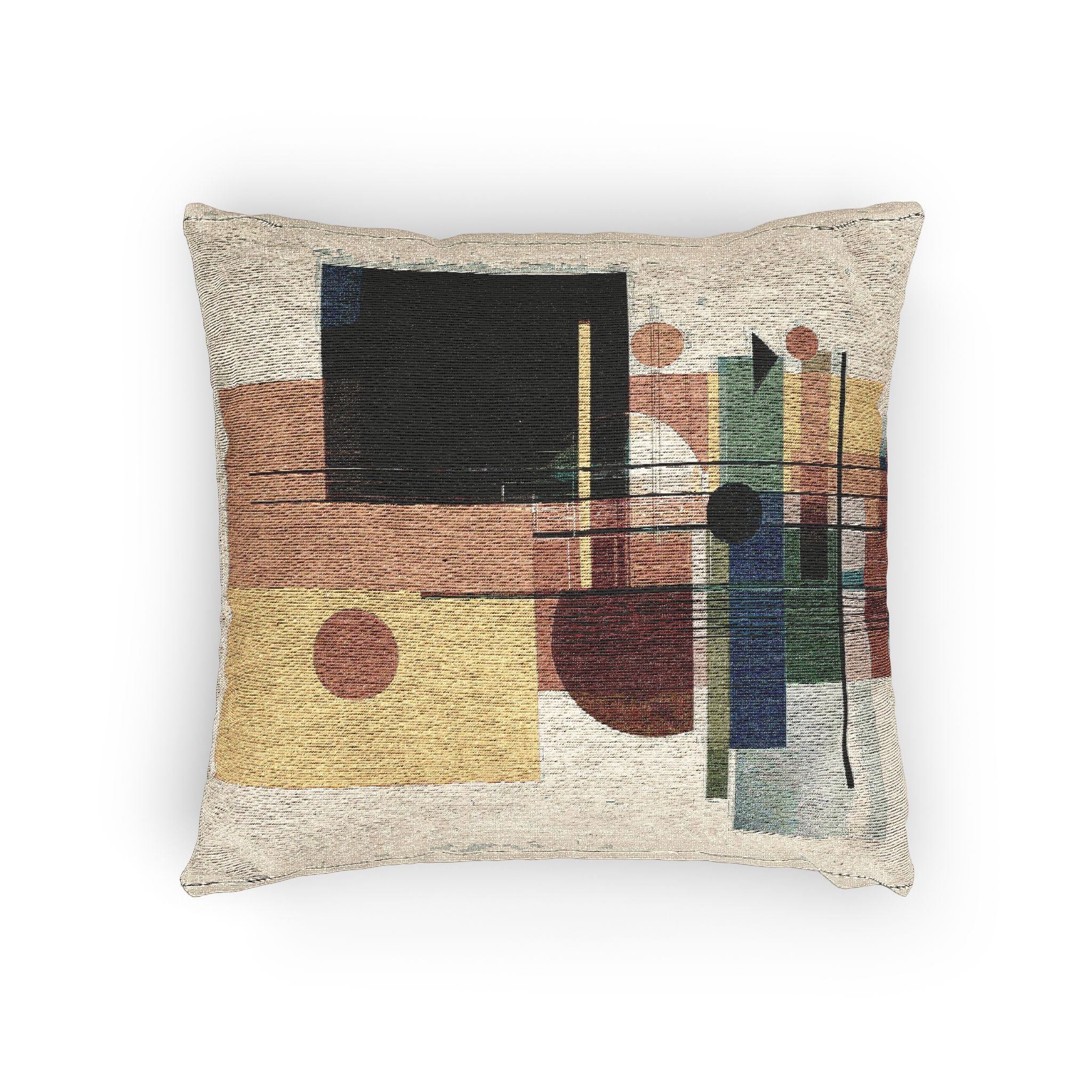 Geometric Harmonies: Bauhaus Intersection, Constructivist Composition   |    Custom Orders Available