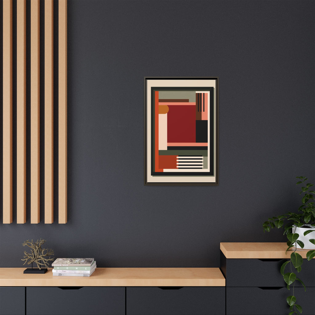 Architectural Geometries: Modern Abstract Composition, Bauhaus-Inspired Design, Geometric Color Blocking   |   Custom Orders Accepted