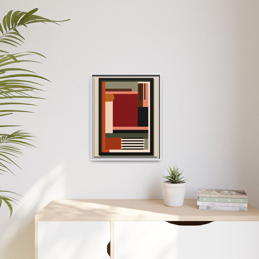 Architectural Geometries: Modern Abstract Composition, Bauhaus-Inspired Design, Geometric Color Blocking   |   Custom Orders Accepted