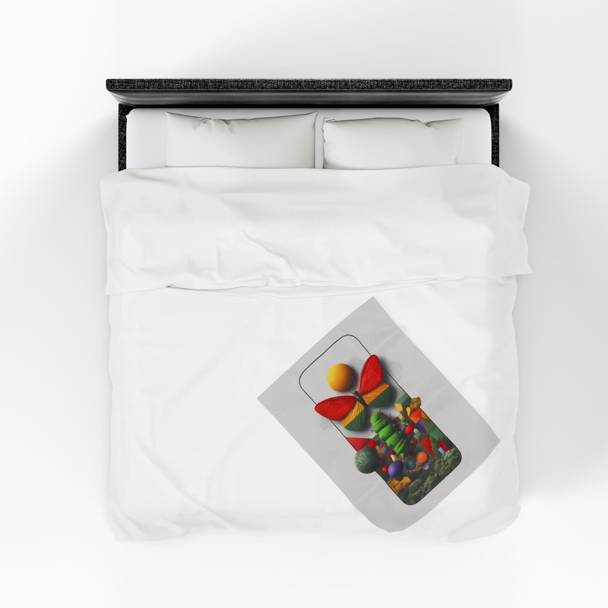 Metamorphic Mosaic: Digital Butterfly Transformation, Geometric Nature Abstraction   |    Custom Orders Available