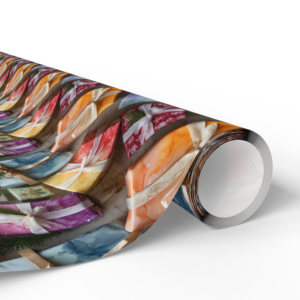 Wrapping Paper — Colorful Quilt Patch Pattern Gift Wrap (Holiday, Birthday, Craft Lovers)